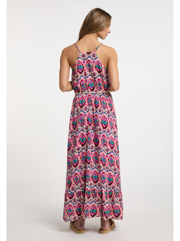 IZIA Maxikleid Mit Allover-Print in Pink Mehrfarbig