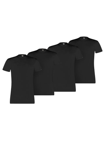 Puma T-Shirt 4er Pack in Schwarz