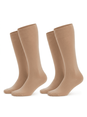 Kisses and Love 2er-Set: Socken in Beige