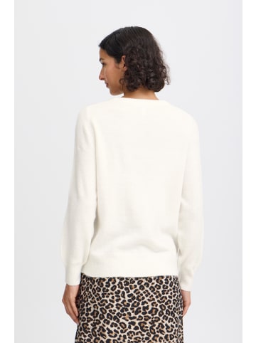 b. young Strickpullover BXOKAMA Regular fit in Off White Melange