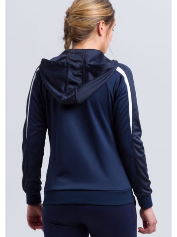 erima Liga 2.0 Trainingsjacke mit Kapuze in new navy/dark navy/weiss