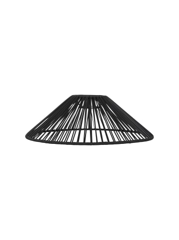 STAR Trading Outdoor Lampenschirm ,Vide' in Rattan-Optik, schwarz