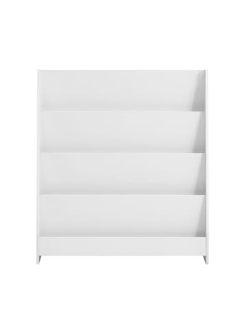 SoBuy Bücherregal in Mattweiß - (W) 30 x (H) 88 x (L) 80 cm