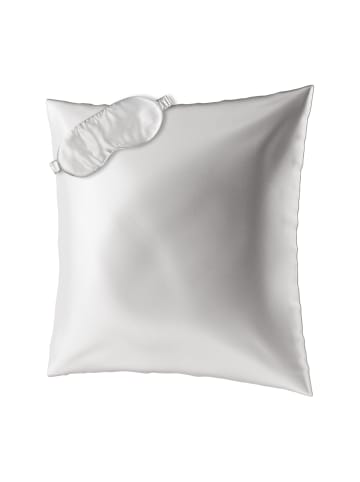 Ailoria BEAUTY SLEEP SET (80X80) Seidenkissenbezug + Maske in weiß