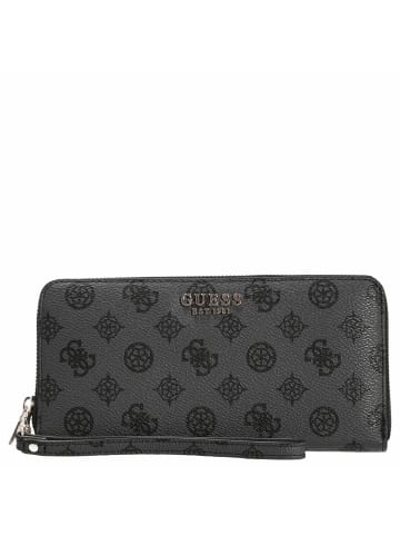 Guess Laurel - Geldbörse 12cc L 21 cm in charcoal logo