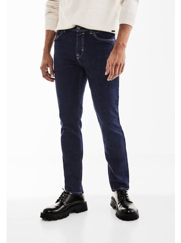 Street One Jeans in dark blue rinsed wash