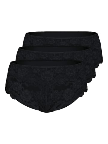 Sassa 3er Pack Panty in Black