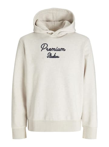 Jack & Jones Kapuzenpullover in Light Grey Melange