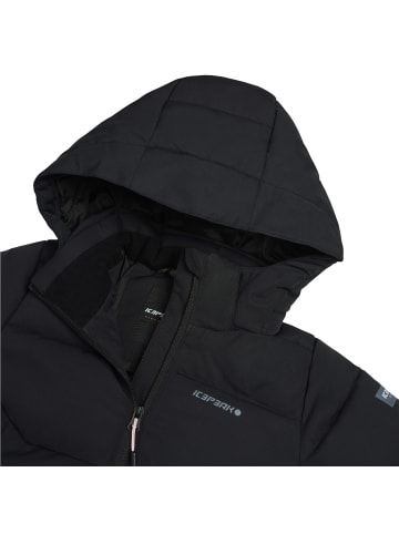 Icepeak Loris Winterjacke mit Kapuze und Schneefang in Black