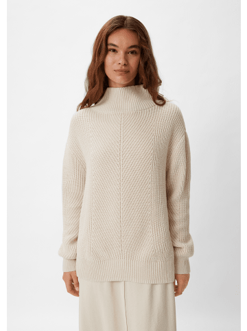 comma CI Strickpullover langarm in Beige