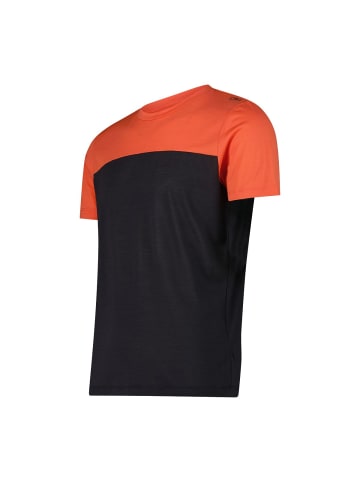 cmp Shirt in antracite-orange