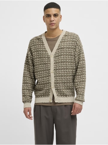 Jack & Jones Strickjacke in Vetiver