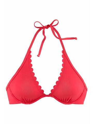 LASCANA Bügel-Bikini-Top in rot