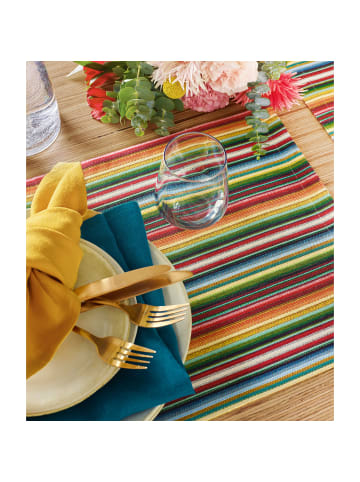 Sander Jacquard, Baumwollmischung, Gewebt Tischset 2er-Pack Strip in bunt