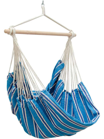 AMANKA XXL Outdoor Hängesessel Key Lime in blau