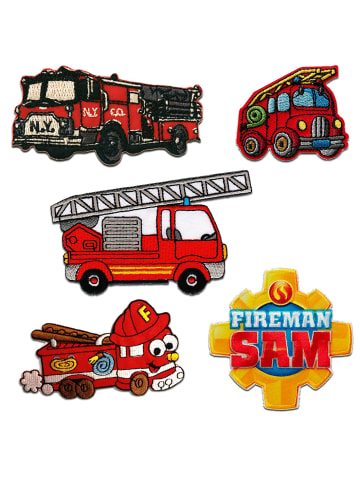 Catch the Patch Feuerwehr Set 5 Stück Applikation Bügelbild inBunt