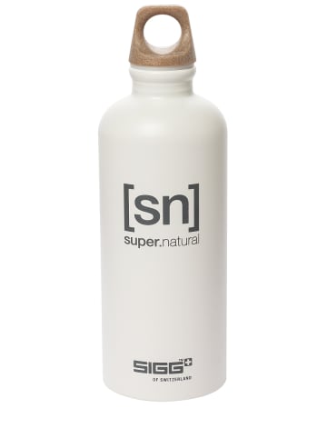 super.natural ökologische Trinkflasche TRAVELLER BOTTLE in weiß