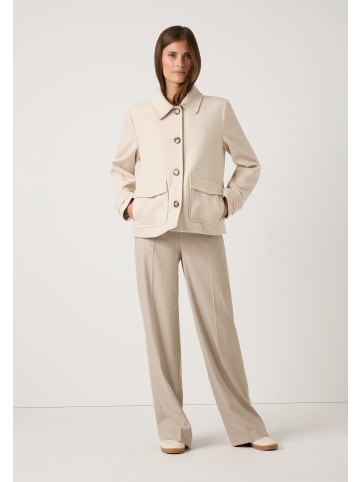 More & More Kurzjacke, Velours in dust melange