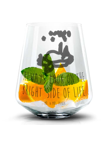Mr. & Mrs. Panda Longdrinkglas Fuchs Sterne mit Spruch in Transparent