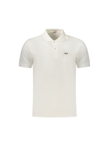 Rifle Weiß Herren Poloshirt aus Baumwolle