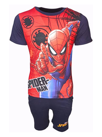 Spiderman Schlafanzug Shorty Spider-Man in Dunkelblau