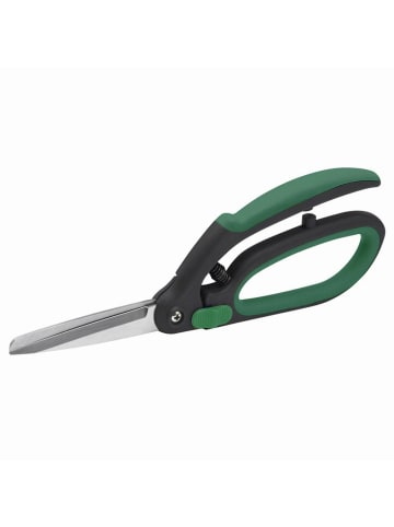 Siena Garden Einhand Buchsschere mit Softgrip in schwarz