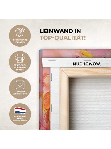 MuchoWow Poster mit Leiste Abstrakte Farbexplosion  (BxH)