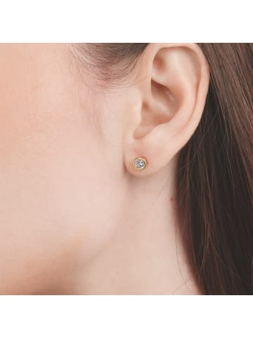 Tom Tailor Ohrstecker Silber 925, rhodiniert in rosefarben
