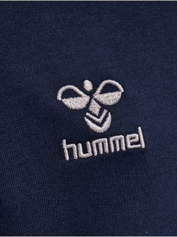 Hummel Hoodie Hmlmove Grid Cotton Hoodie Kids in MARINE