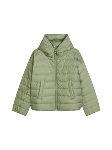 Marc O'Polo Daunen-Steppjacke mit Kapuze relaxed in Smooth Sage