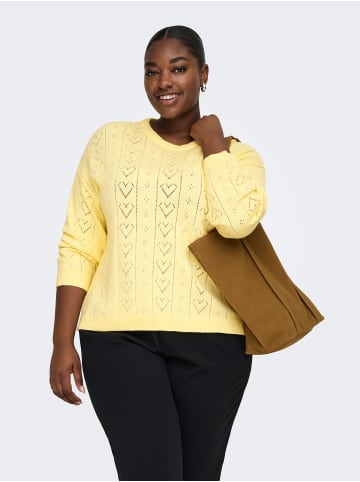 ONLY Carmakoma Strickpullover in Sunlight 1