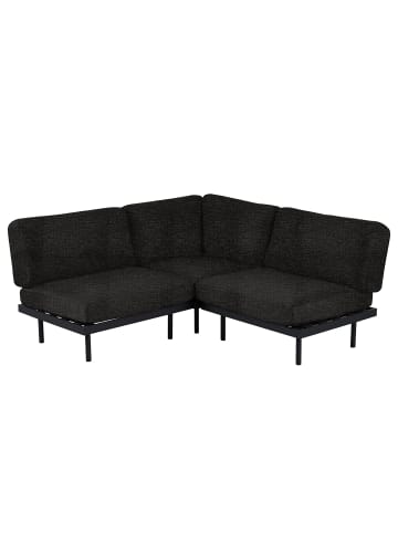 home24 Outdoor-Ecksofa Modica Typ C in Schwarz