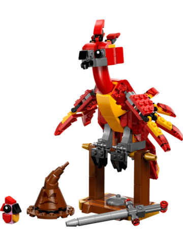 LEGO Harry Potter™ Fawkes™: Dumbledores Phönix in Mehrfarbig ab 8 Jahre