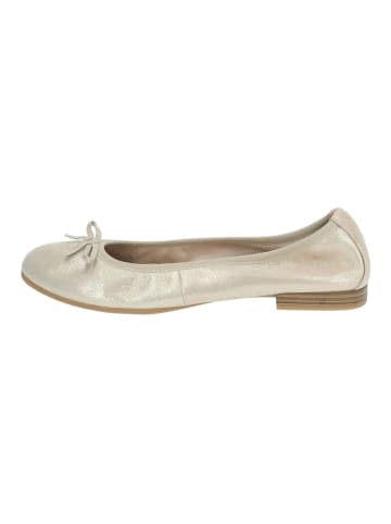 Tamaris Ballerinas in Champagne