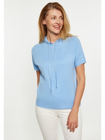 usha BLUE LABEL Damen Hoodie in HELLBLAU