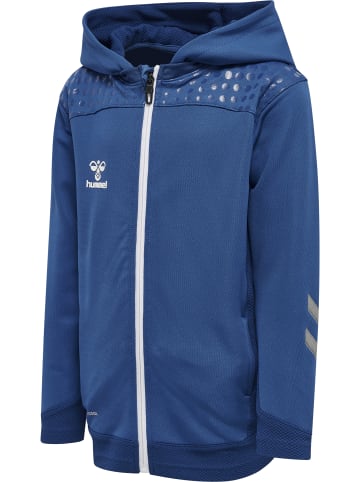 Hummel Reißverschluss Kapuzenpullover Hmllead Kinder in TRUE BLUE