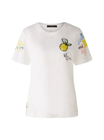 Oui T-Shirt 100% Baumwolle in optic white