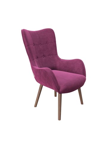 Playboy Sessel "BRIDGET" in Purple - (B)68 x (H)99 x (T)77 cm