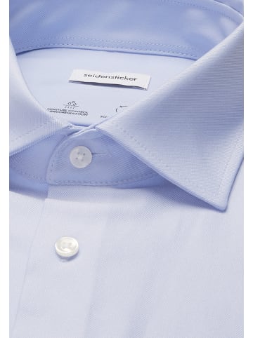 Seidensticker Performance-Hemd Slim in Mittelblau