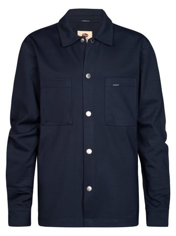 Petrol Industries Interlock-Overshirt Steelhaven in Blau