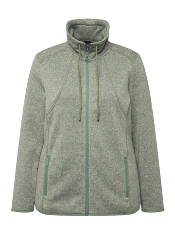 Ulla Popken Sweatjacke in mintgrün