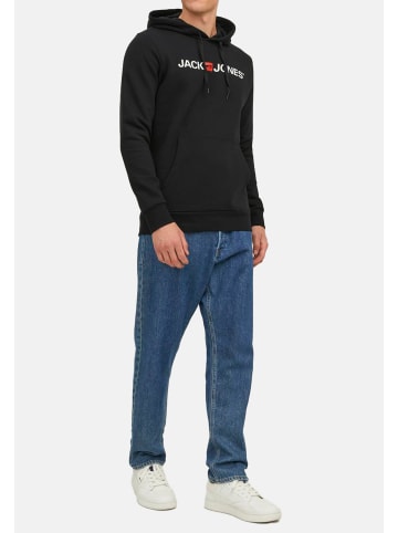 Jack & Jones Sweatshirt / Hoodie Corp in Schwarz / weiß