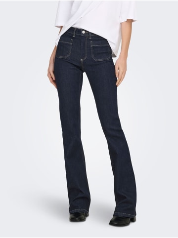 ONLY Flared fit jeans in Dark Blue Denim