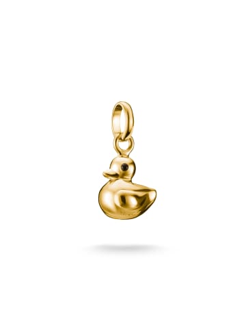 Thomas Sabo Charm-Anhänger in gold, schwarz