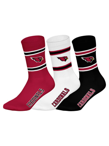 NFL Socken 3er Pack in Arizona Cardinals
