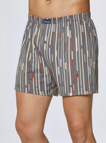 WITT WEIDEN Boxershorts in grau-bedruckt