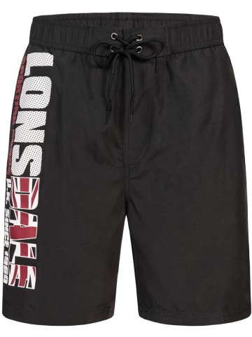 Lonsdale Short "Carnkie" in Schwarz