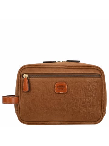 BRIC`s Life - Kulturbeutel 25 cm (olive) in camel