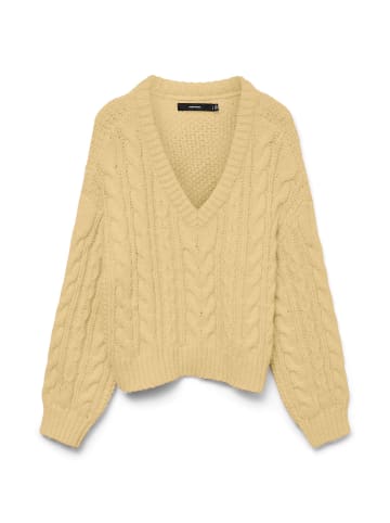 Vero Moda Strickpullover in Pale Banana