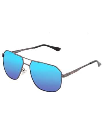 Breed Polarisierte Sonnenbrille "Norma" in Gunmetal/Blau